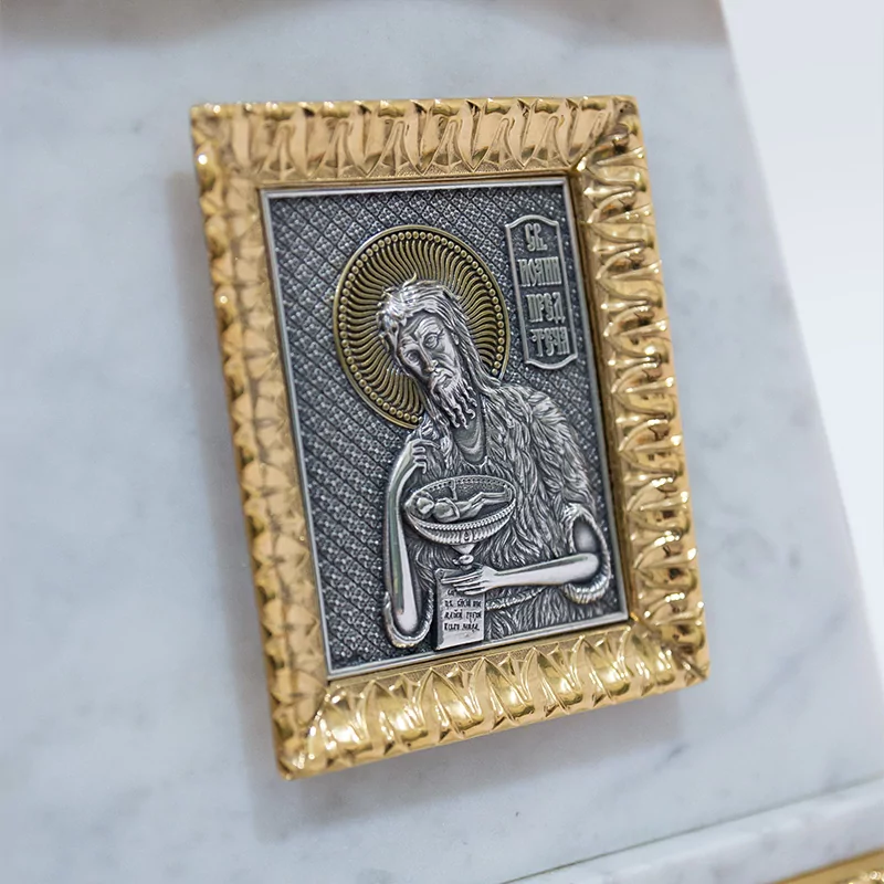 Дарохранительница из белого мрамора Коелга (арт. 106.1) — мрамор, бронза