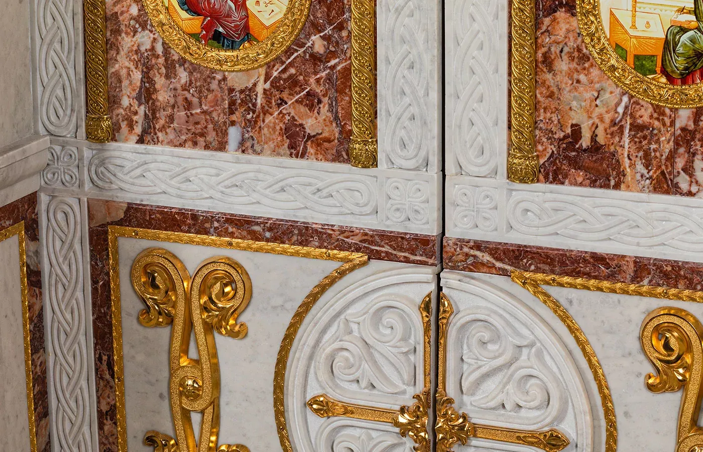 Иконостас из мрамора и бронзы, фото 9