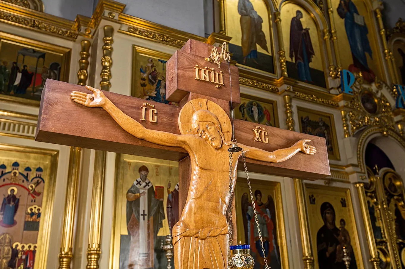 Крест с Голгофой из змеевика, Авдотьино